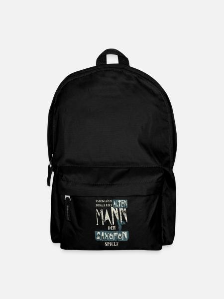 Saxofon Papa Opa - Rucksack - Schwarz