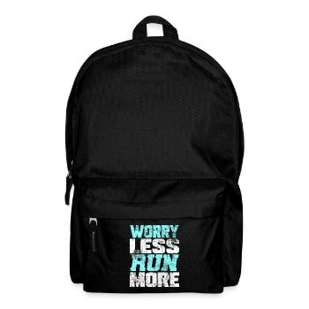 Runners run - Backpack - black - Front