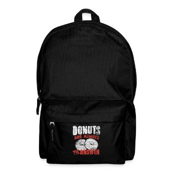 Donut - Rucksack - Schwarz - Vorne