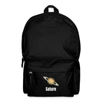 Saturn - Solar System Ring Planet - Backpack - black - Front