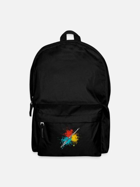 Querflöte - Rucksack - Schwarz