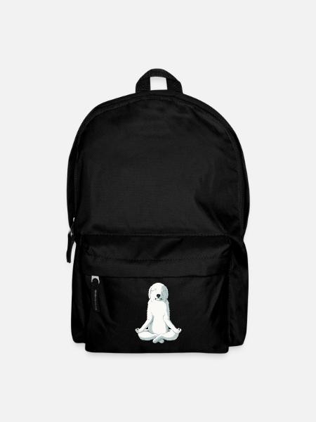 Yoga Pyrenäenberghund - Rucksack - Schwarz