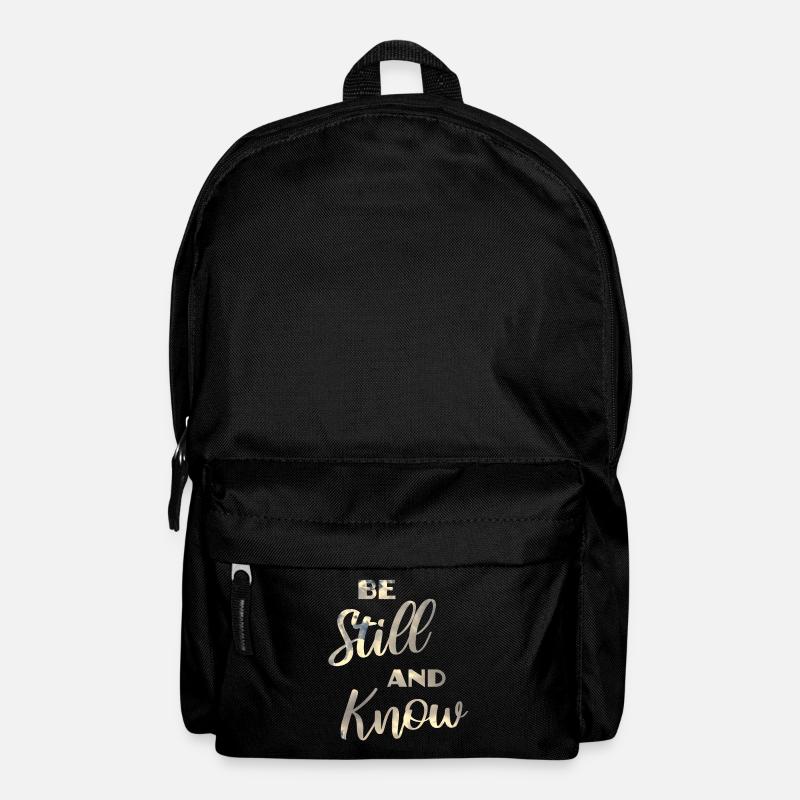 Be Still And Know - Rucksack - Schwarz