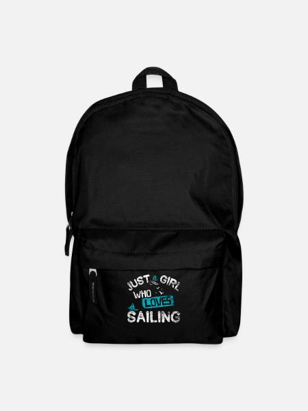 Segeln Mädchen - Rucksack - Schwarz