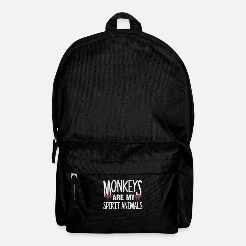 Affe - Rucksack - Schwarz