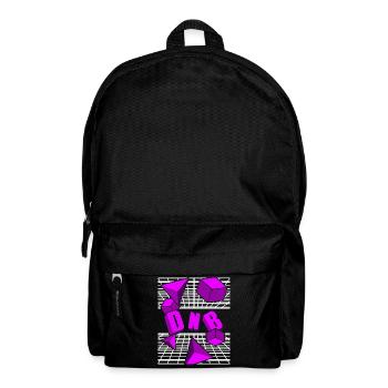 Drum and Bass Musik 3D Effekt Party Tanzen DNB - Rucksack - Schwarz - Vorne