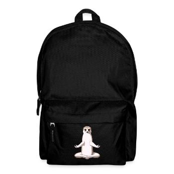 Meditate Meerkat - Backpack - black - Front