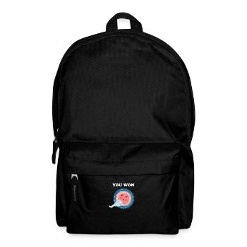 You Won Human Embryology Evolution Science - Backpack - black - Front
