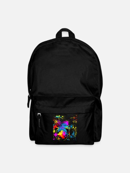Schlagzeug Musiker Geschenk für Schlagzeuger - Rucksack - Schwarz
