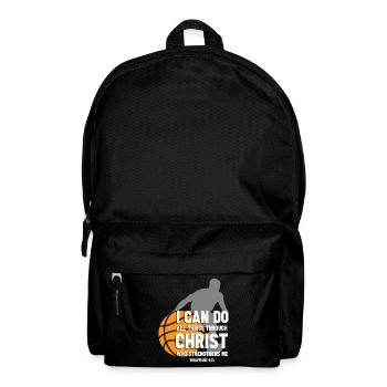 Basketball Sport Verein Jesus - Rucksack - Schwarz - Vorne