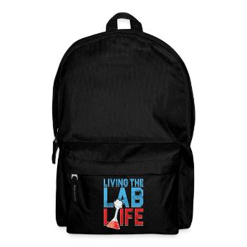 Living The Lab Life Medical Laboratory Lab - Backpack - black - Front