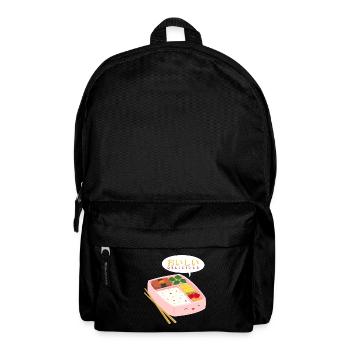 Anime Bento Box Manga Geschenk Idee - Rucksack - Schwarz - Vorne