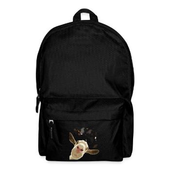 Neugierige Ziege - Rucksack - Schwarz - Vorne