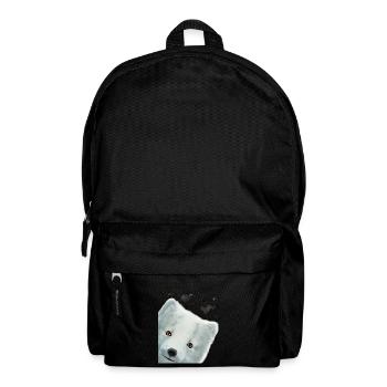 Curious Arctic Fox - Backpack - black - Front