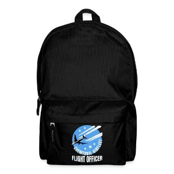 Chemtrails - lustiger Crew Member Spruch - Rucksack - Schwarz - Vorne