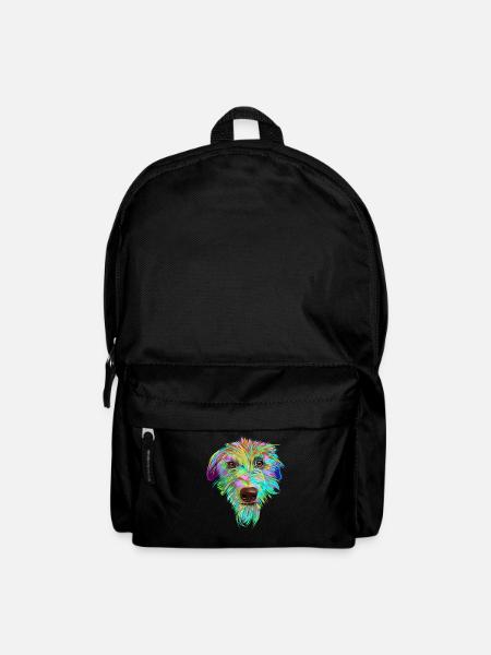 Scottish Deerhound Hund - Rucksack - Schwarz