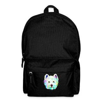 West Highland White Terrier Hund - Rucksack - Schwarz - Vorne