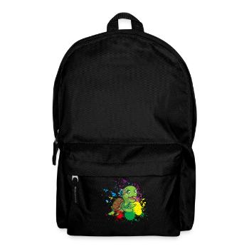 Colored Turtle - Backpack - black - Front