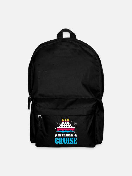 Birthday Cruise Cruising Cruise Ship Holiday - Backpack - black