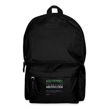 Technisches Geschenk für Elektroniker - Rucksack - Schwarz - Vorne