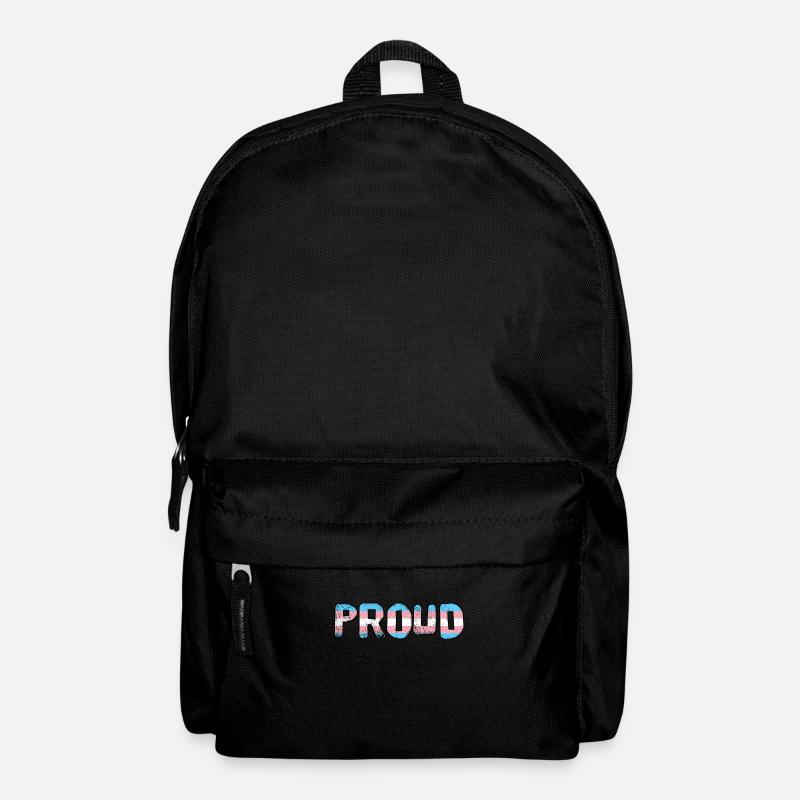 STOLZES Trans-Flag LGBTQ - Rucksack - Schwarz