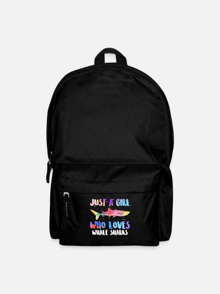Walhai nur ein Mädchen, das Walhaie liebt - Rucksack - Schwarz