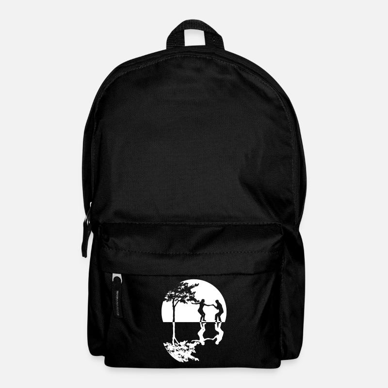 Boogie Woogie Tanz -Mond Spiegelung - Rucksack - Schwarz