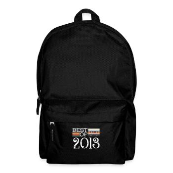2013 Vintage 7. Geburtstag Jubiläumsgeschenk - Rucksack - Schwarz - Vorne