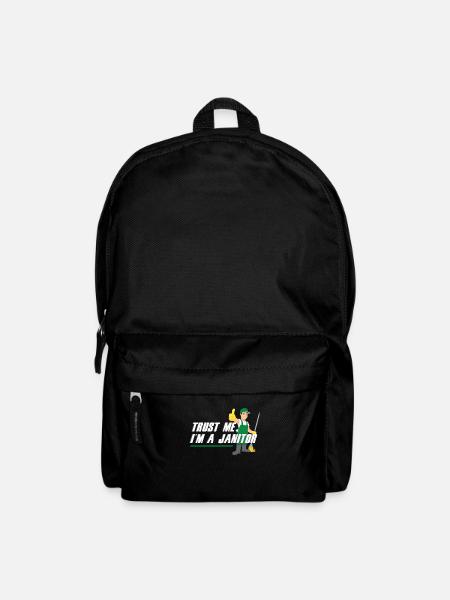 Vertrauen Sie mir, ich bin Hausmeister Reinigungsservice - Rucksack - Schwarz