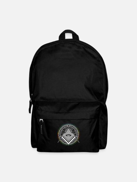 Illuminati Symbol Freimaurer Dreieck Verschwörung G - Rucksack - Schwarz