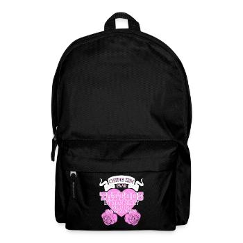 Tattoo - tätowierte Frauen Spruch lustig - Rucksack - Schwarz - Vorne