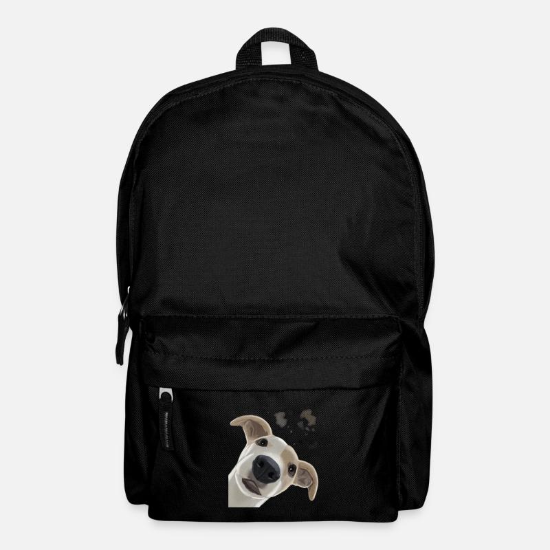 Neugieriger Whippet Hund - Rucksack - Schwarz