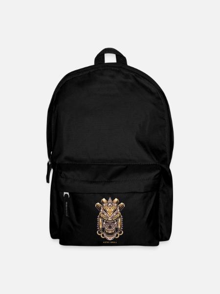Azteken Schädel Krieger Inka Kultur Maya - Rucksack - Schwarz