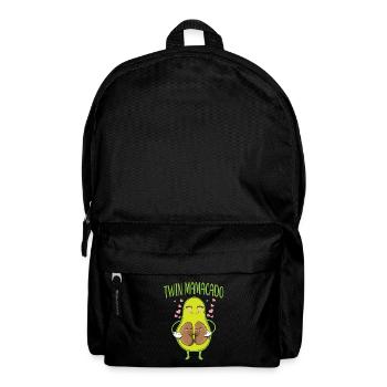 Pregnancy Twins Mamacado Twin Vegan Mom - Backpack - black - Front