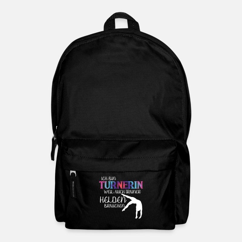 Turnen Handstand Spruch Trainer - Rucksack - Schwarz