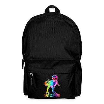 LGBT Dinosaurier - LGBTQ Stolz - Rucksack - Schwarz - Vorne