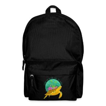Animal sea animal rights activist ocean fish - Backpack - black - Front