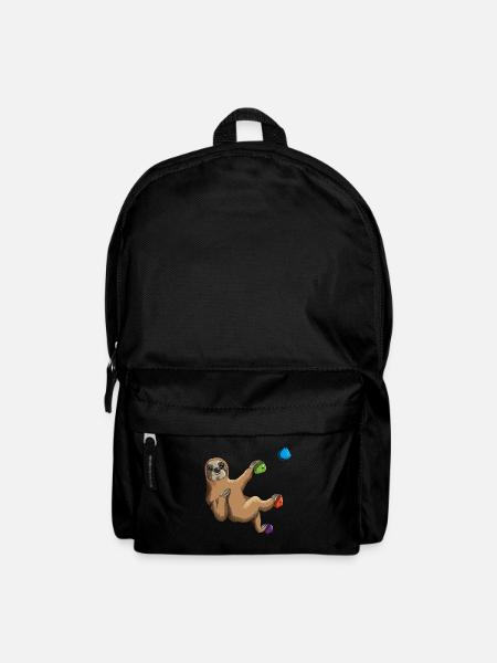 Klettern Faultier Kletterwand Bergsteiger Boulder - Rucksack - Schwarz