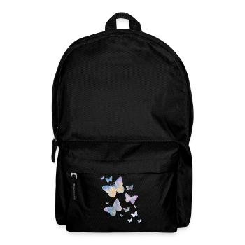 Schmetterling Schmetterling Tier bunt Farbe - Sac à dos - noir - Devant