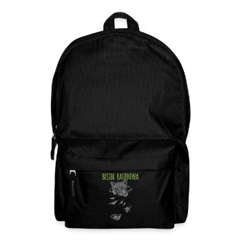 Bester Katzenpapa Katzenbesitzer Haustier Katzen - Rucksack - Schwarz - Vorne