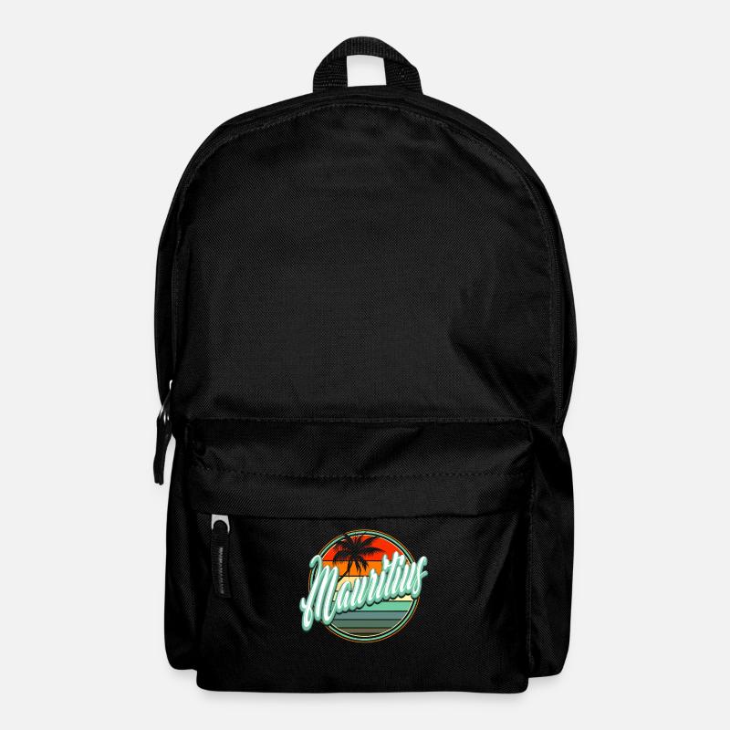 SommerStrandurlaub - Mauritius - Rucksack - Schwarz