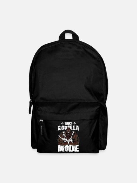 gorilla mode beast gym fitness - Rucksack - Schwarz