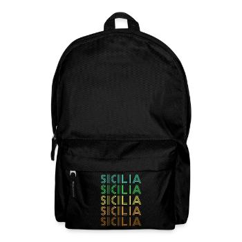 Sicile Retro Sicilia - Sac à dos - noir - Devant