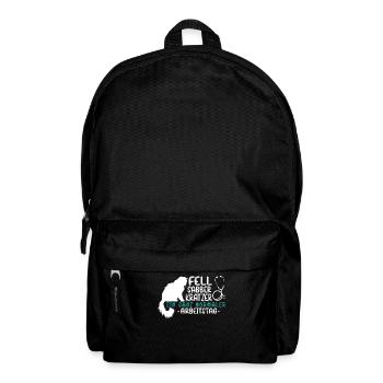 Ein ganz normaler Arbeitstag Tierazrt Traumberuf - Rucksack - Schwarz - Vorne