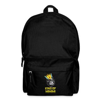 König King of Mimimi & Rumheuler Cooler Affenkönig - Rucksack - Schwarz - Vorne