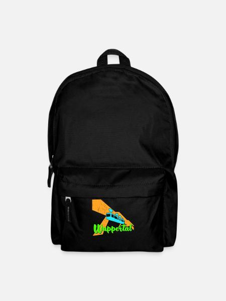 Wupptertaler Schwebebahn Bahn Wuppertal - Rucksack - Schwarz