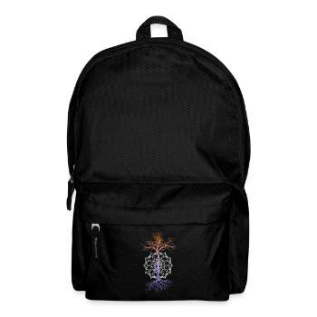 Arbre de Yoga Mandala Nirvana Méditation Zen Asana - Sac à dos - noir - Devant
