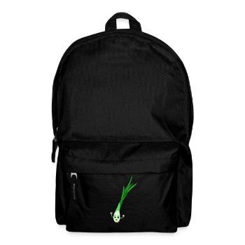 Comic Frühlingszwiebel - Rucksack - Schwarz - Vorne