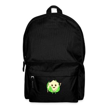 Comic Blumenkohl - Rucksack - Schwarz - Vorne