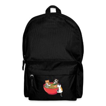 Kawaii Japanese Ramen Noodles Cats Anime Japan - Backpack - black - Front